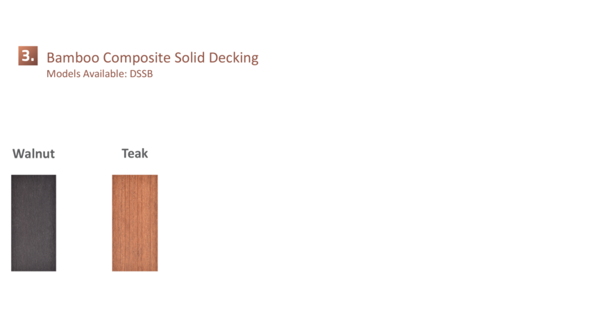 Bamboo Composite Solid Decking